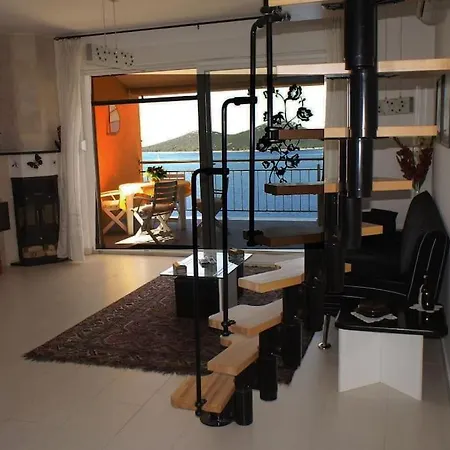 Lejlighed Luxury Penthouse Attic, Panoramic View 150m Sea Drage